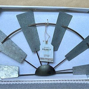 Metal Windmill Wall Decor